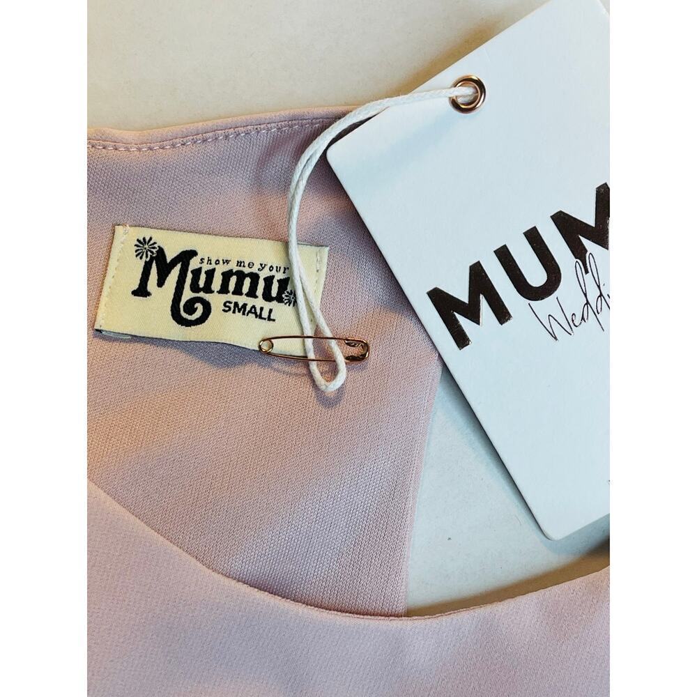 Show Me Your Mumu Chicago high neck halter long gown size Small NWT Vintage Rose - Picture 7 of 10